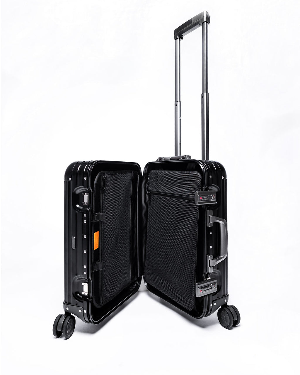 Lite 20" - Carry on - Aluminium Suitcase - Black Series